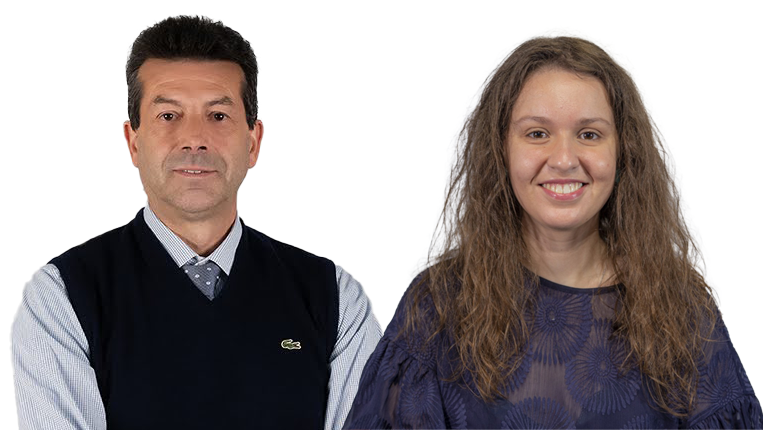 Photos of Luís Sá and Ana Barbosa